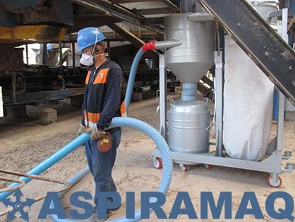Aspirador industrial para grãos