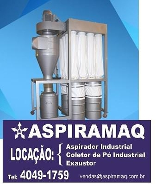 Aspirador industrial para grãos