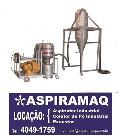 Aspirador industrial para grãos